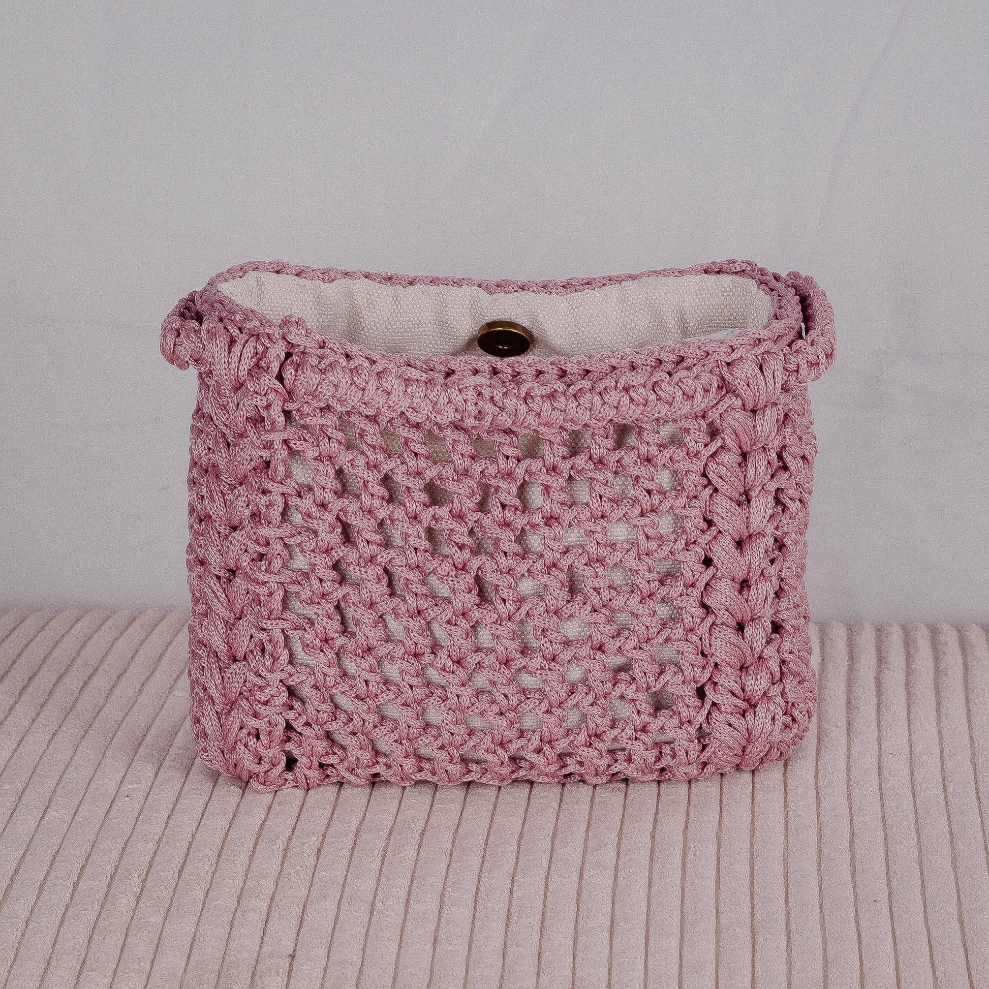 Sac au crochet beige - Léonie