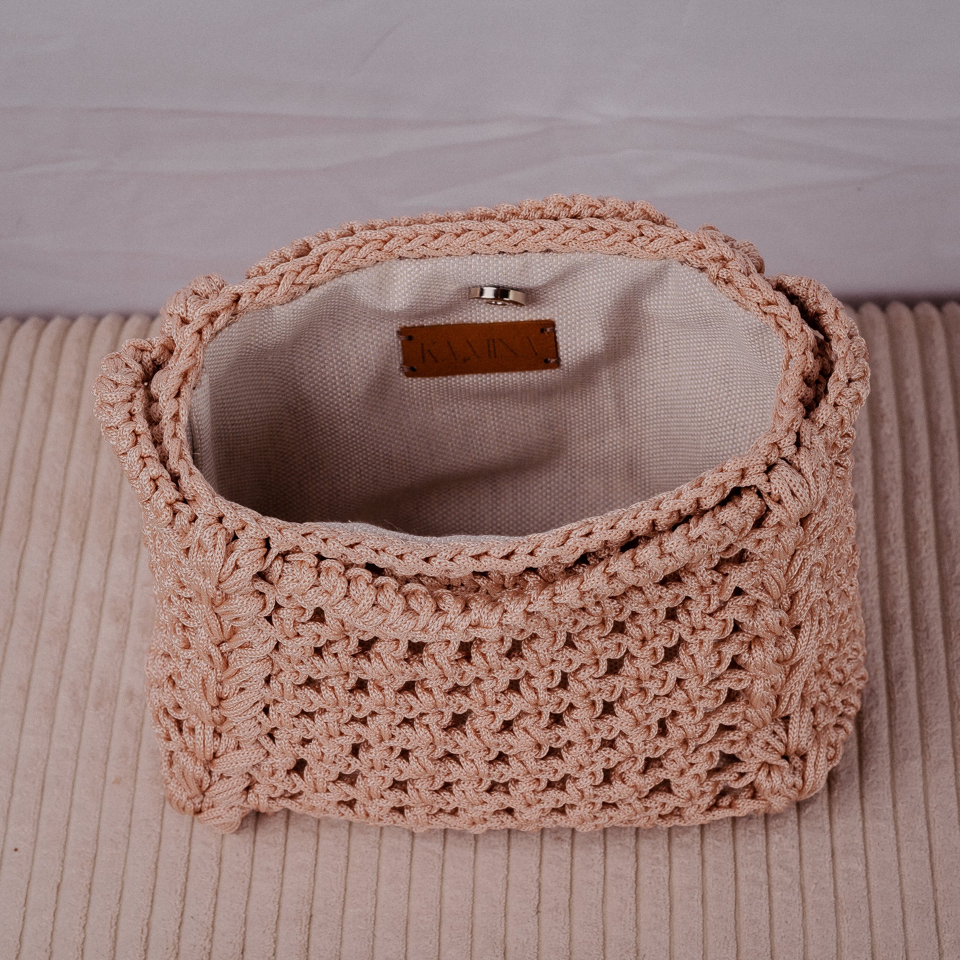 Sac au crochet beige - Léonie