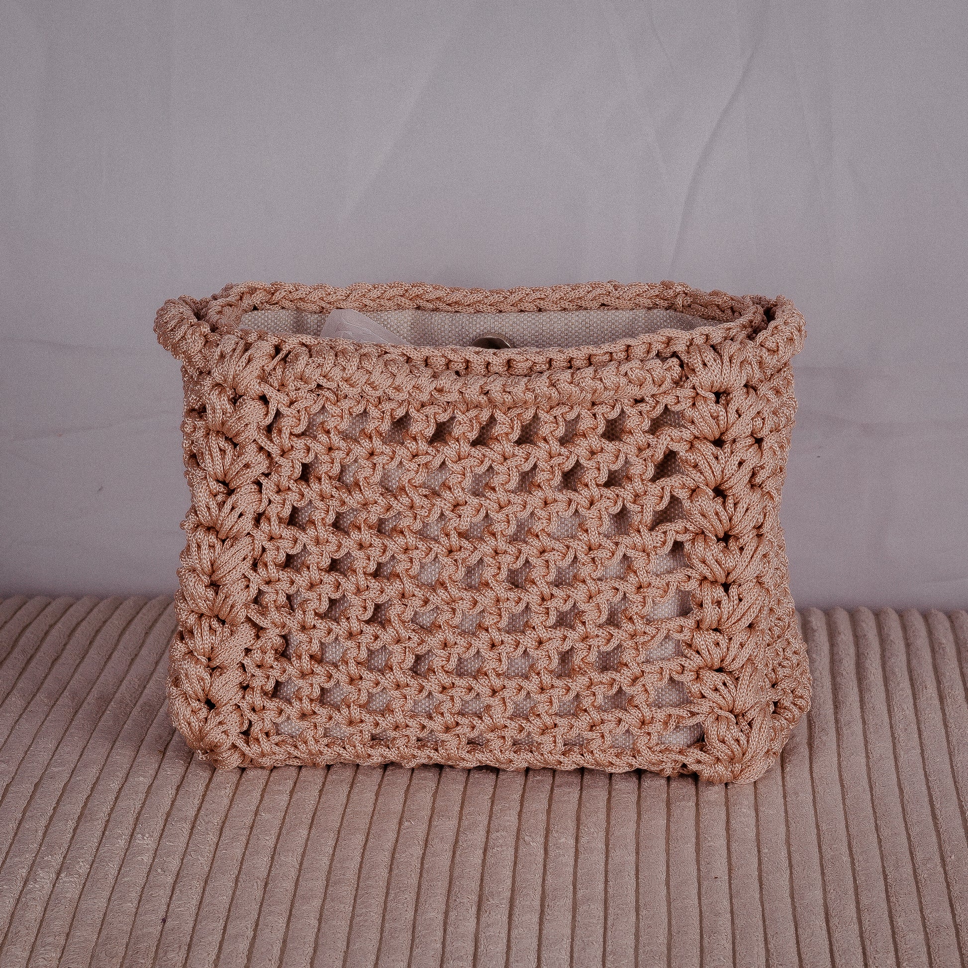 Sac au crochet beige - Léonie