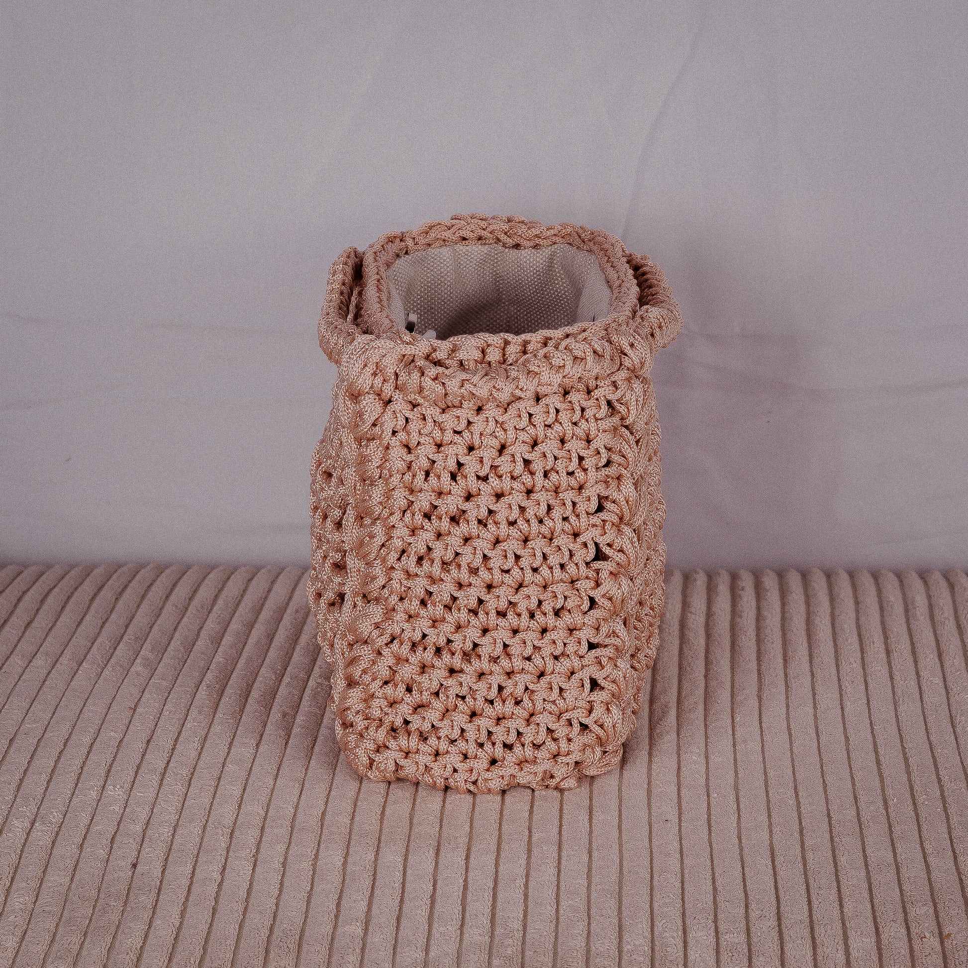 Sac au crochet beige - Léonie