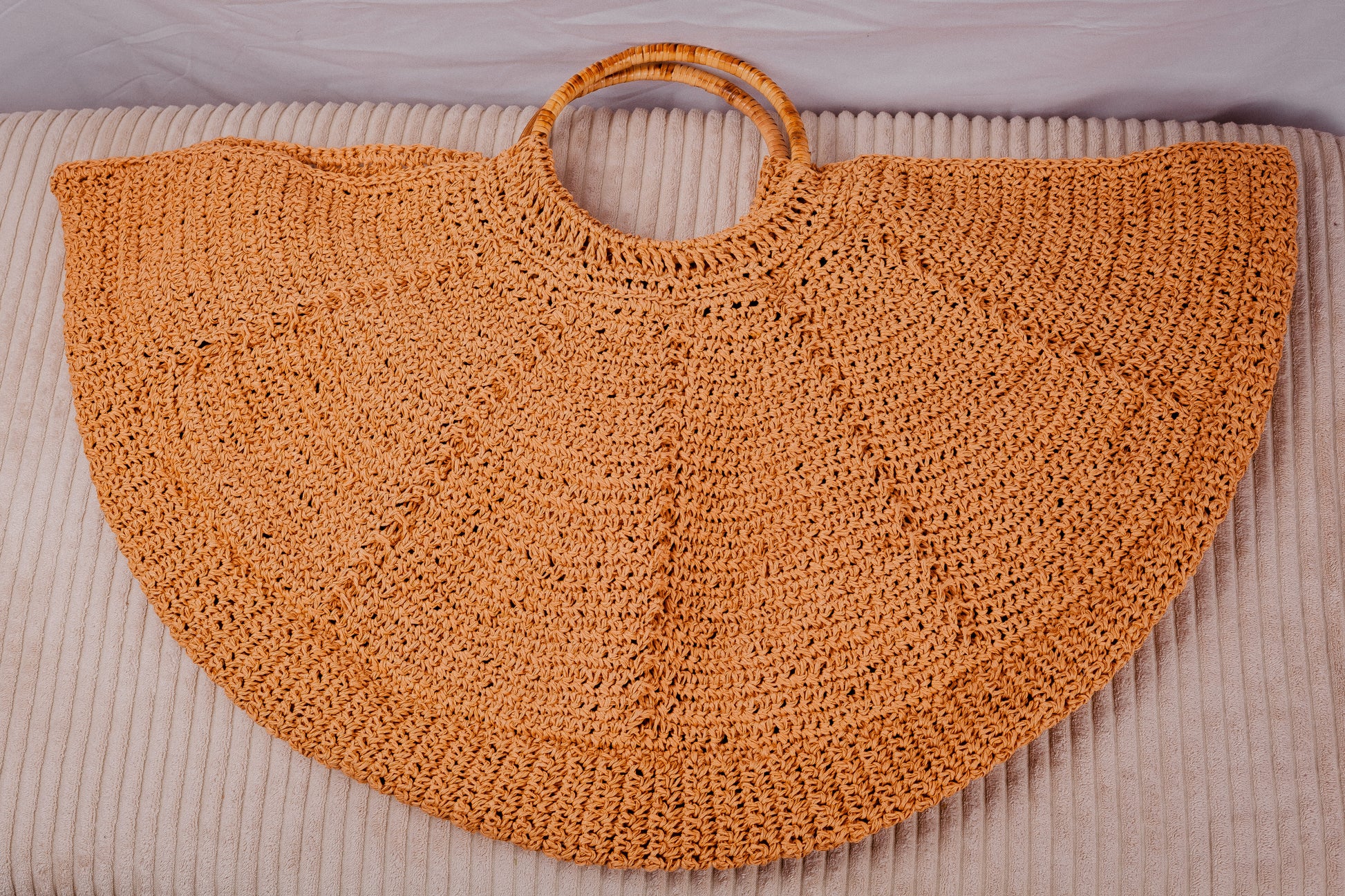 Sac de plage au crochet - Arielle - DISPONIBLE UNIQUEMENT SUR COMMANDE