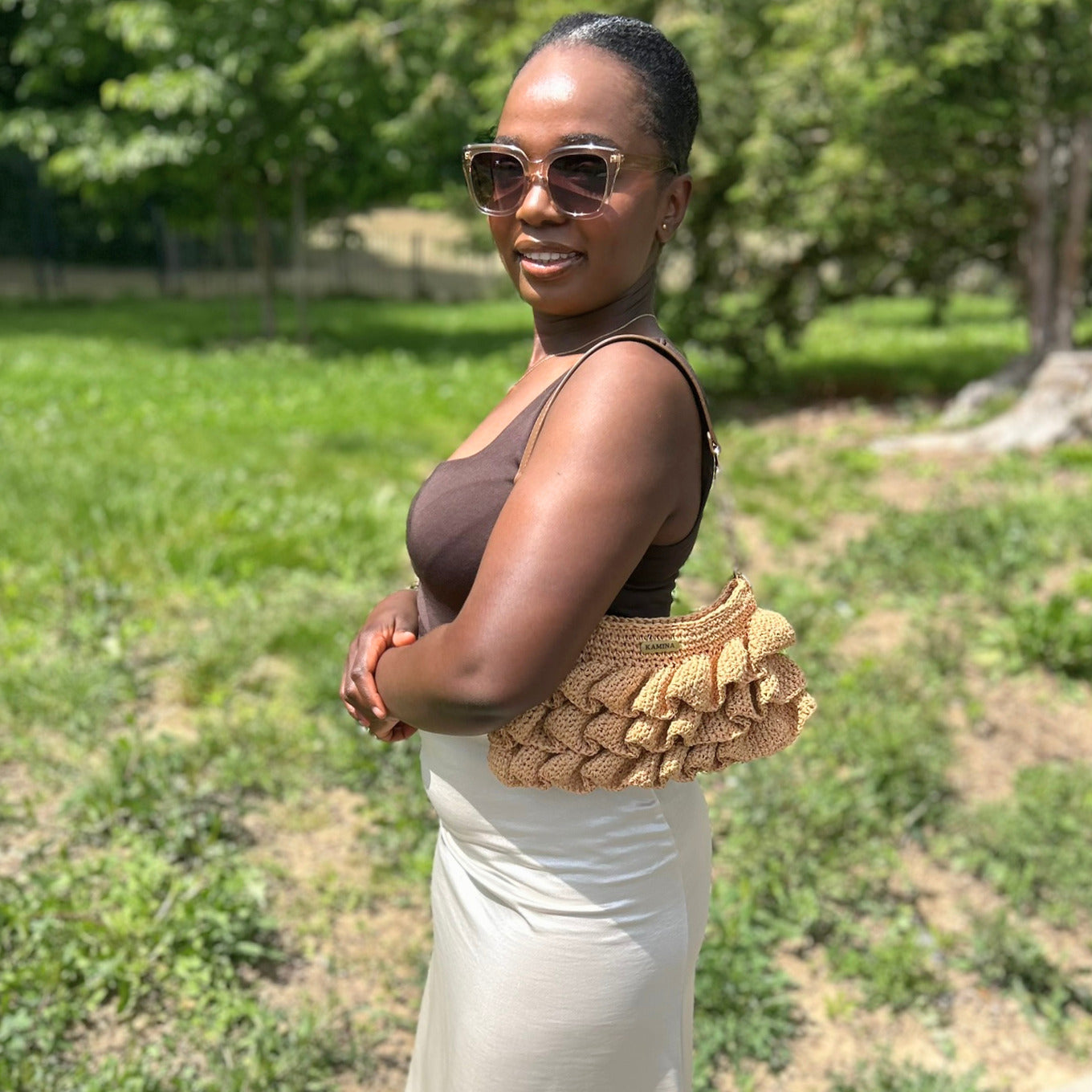 INA - Sac en raphia fait main