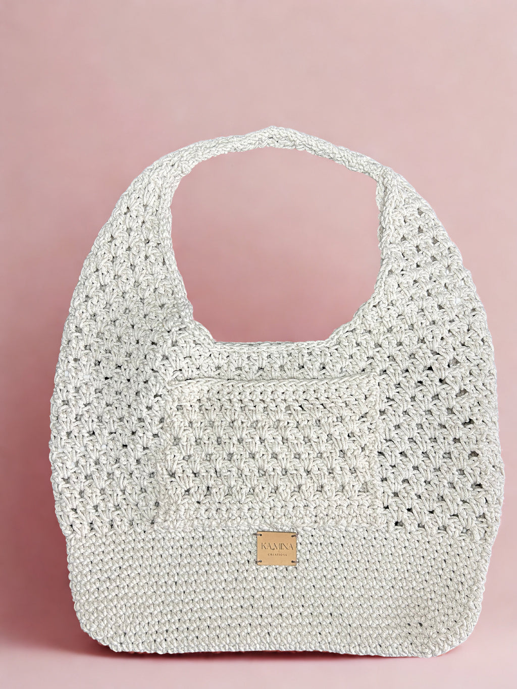 Tote Bag crocheté "Paula" - Fait main en France
