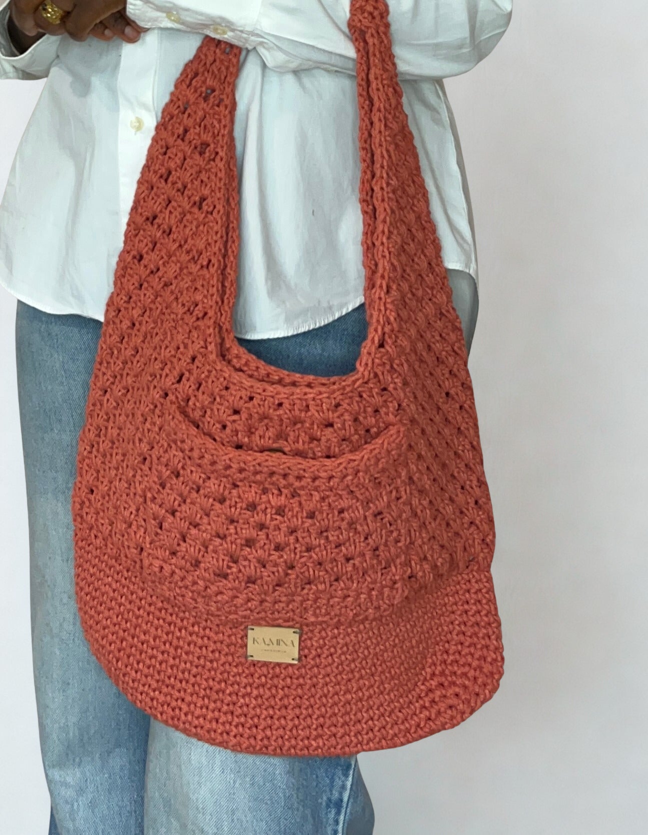 Tote Bag crocheté "Paula" - Fait main en France