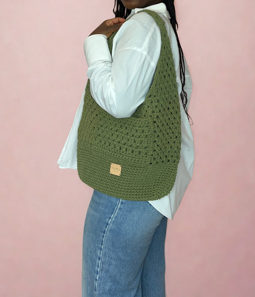 Tote Bag crocheté "Paula" - Fait main en France