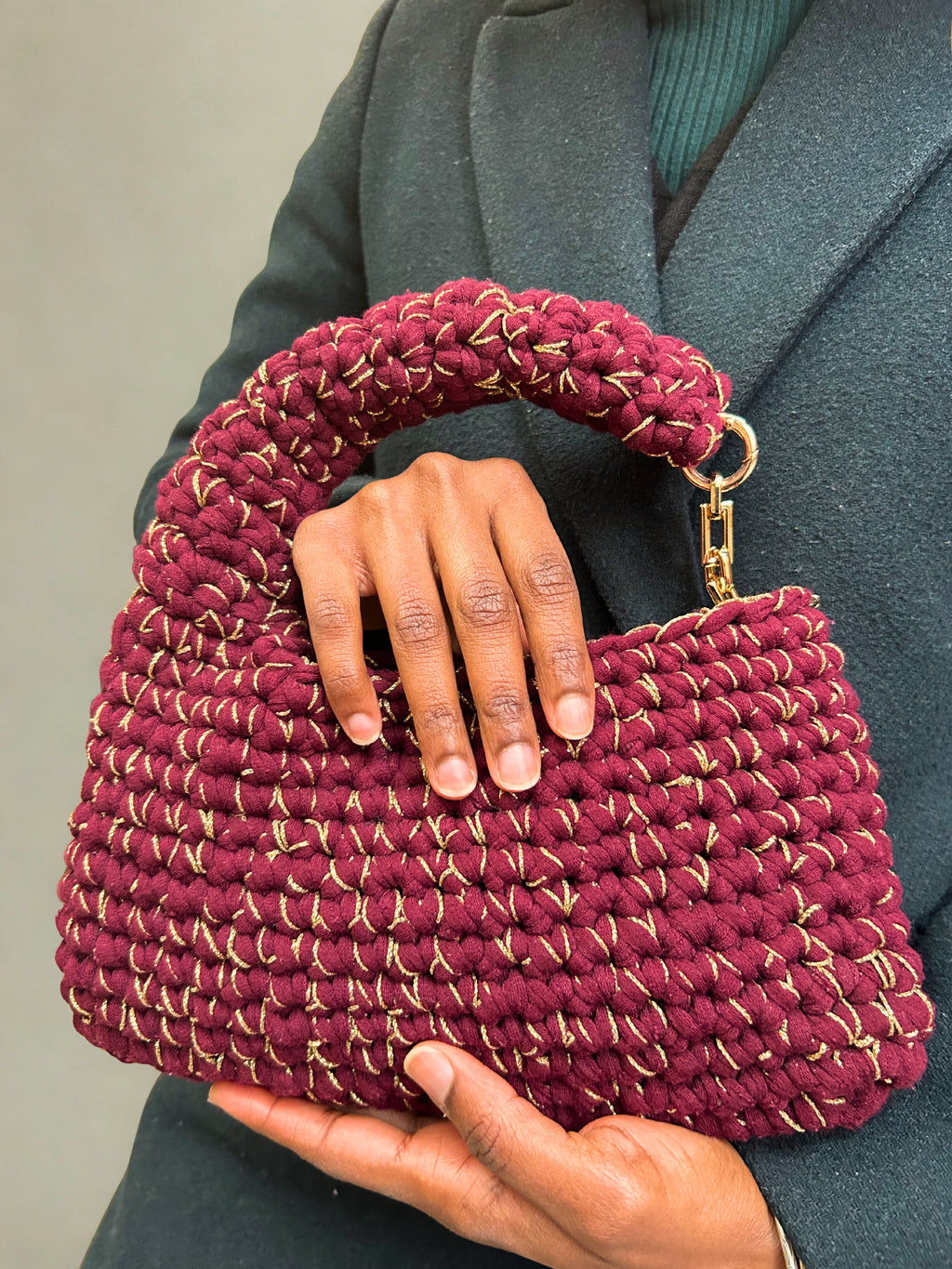 Maxime - Sac au crochet fait main idéal pour les fêtes de fin d’année