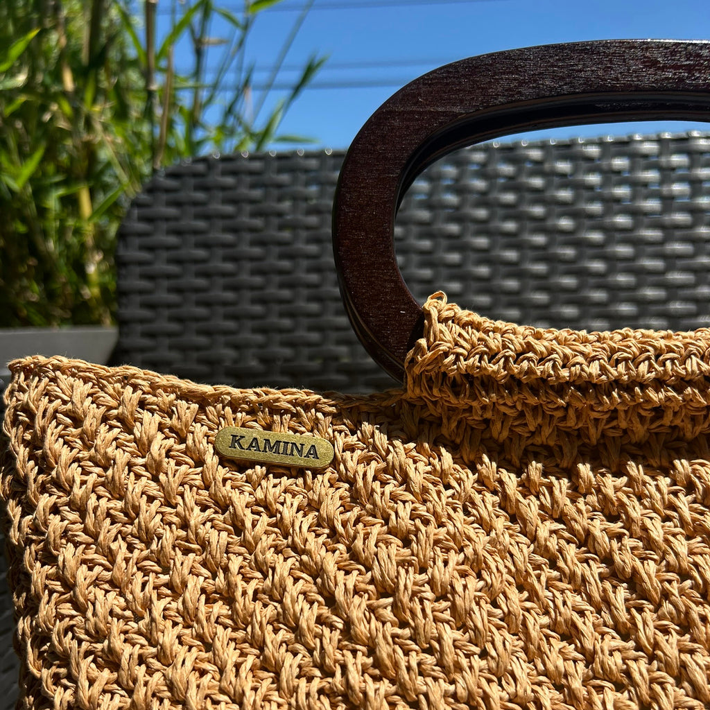 TSHITUNGA - Maxi - Sac panier en raphia fait main
