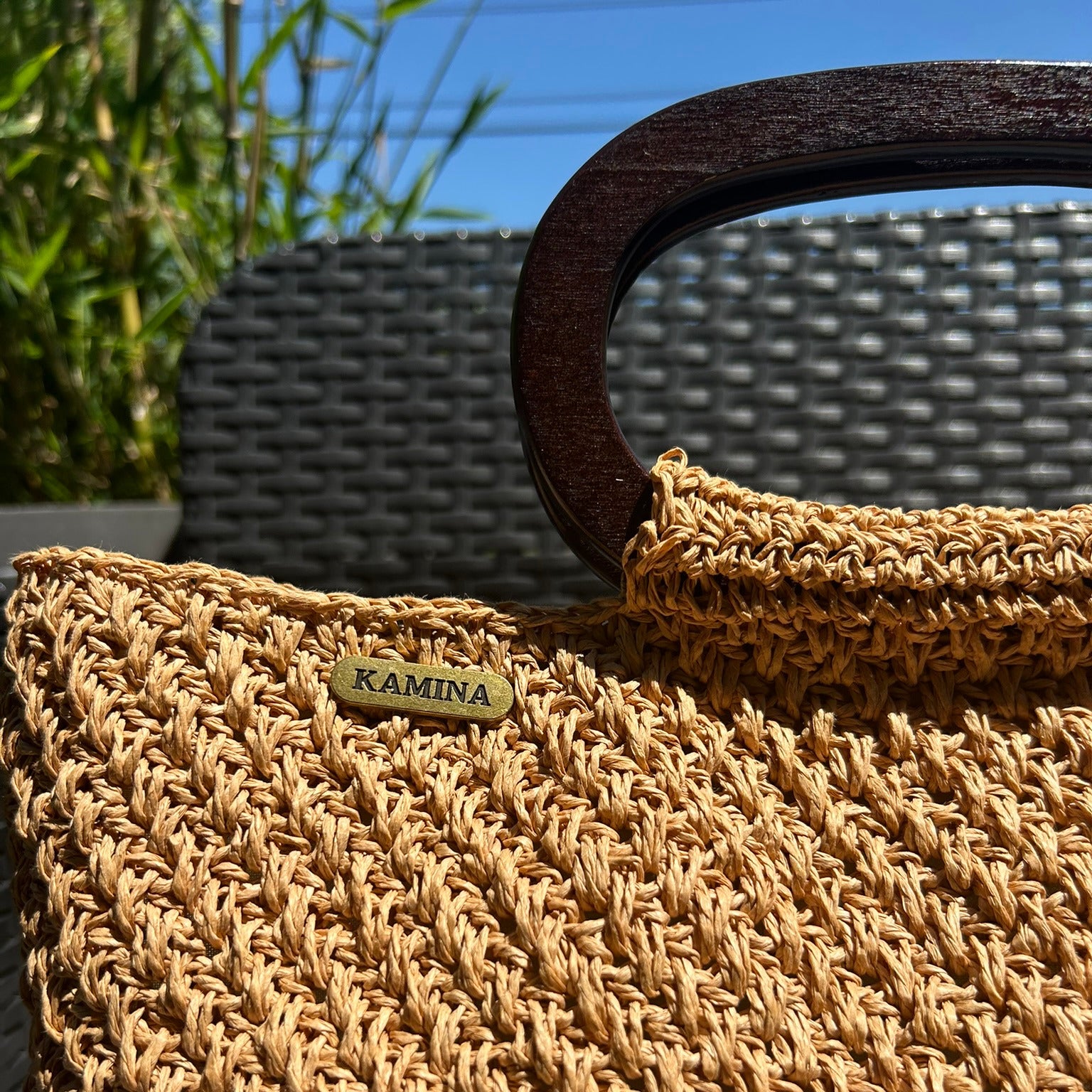 TSHITUNGA - Maxi - Sac panier en raphia fait main