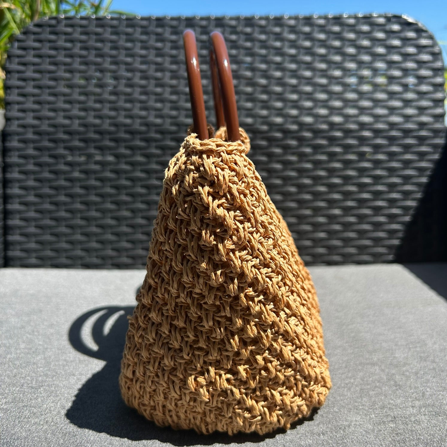 TSHITUNGA -  Médium - Sac panier en raphia fait main