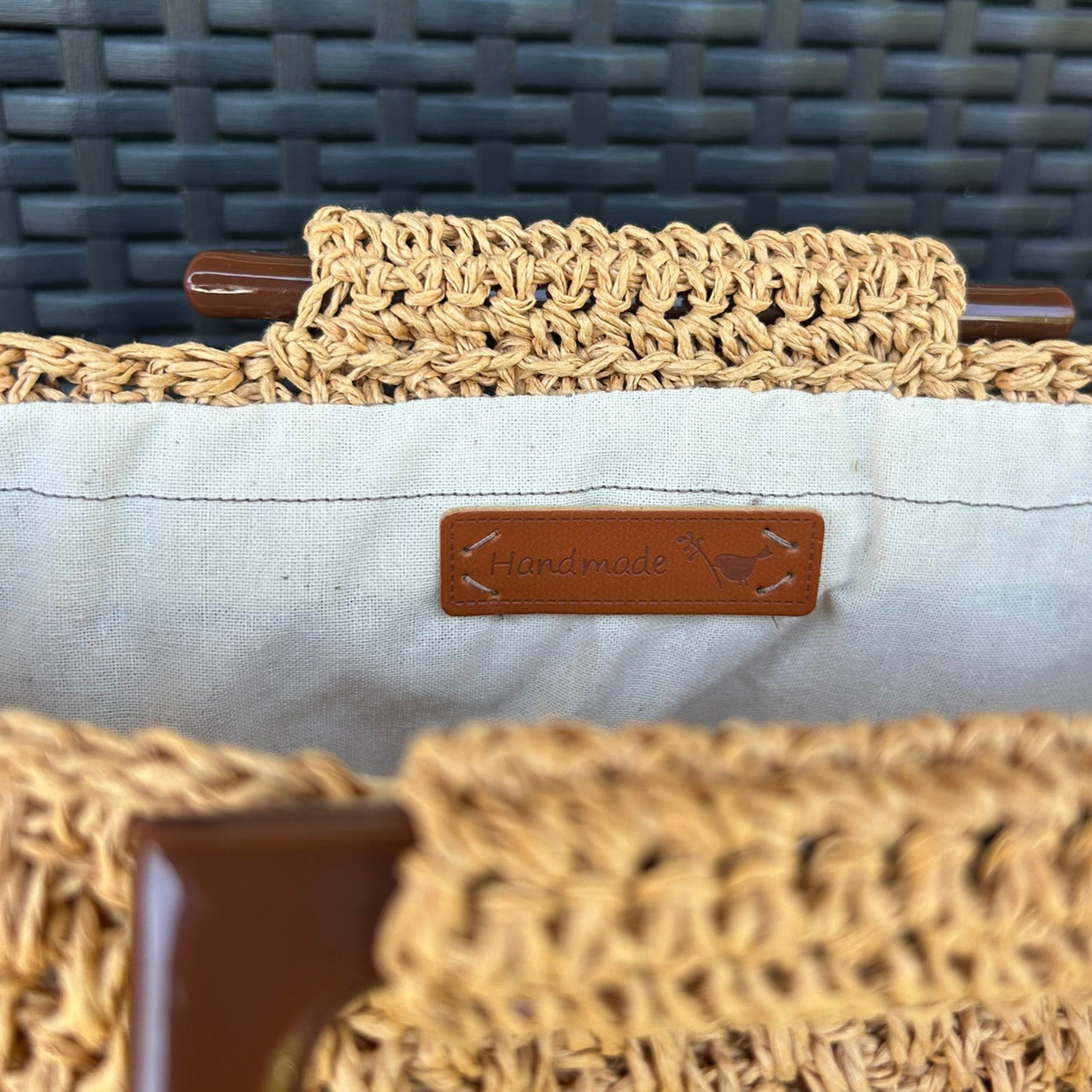 TSHITUNGA - Maxi - Sac panier en raphia fait main