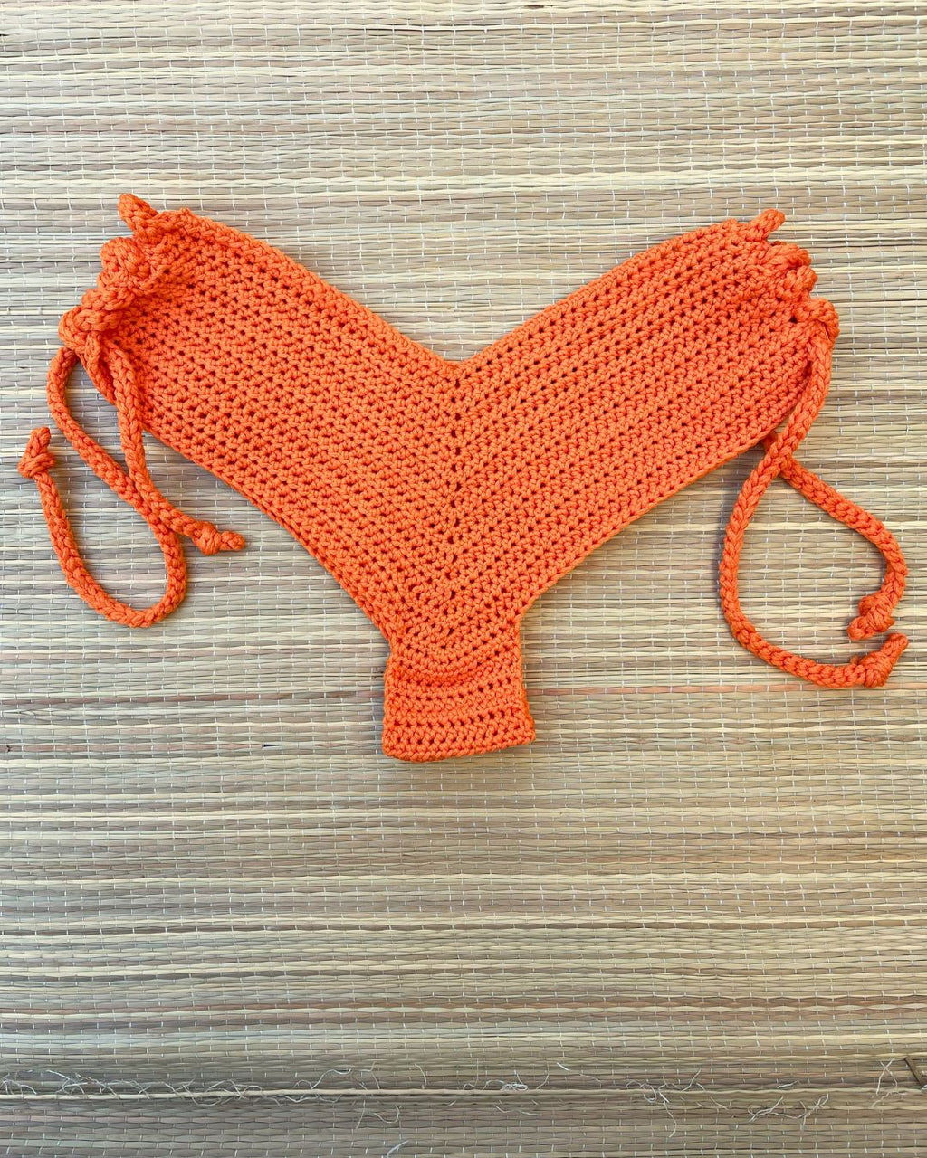 Shorty de bain au crochet - Orange