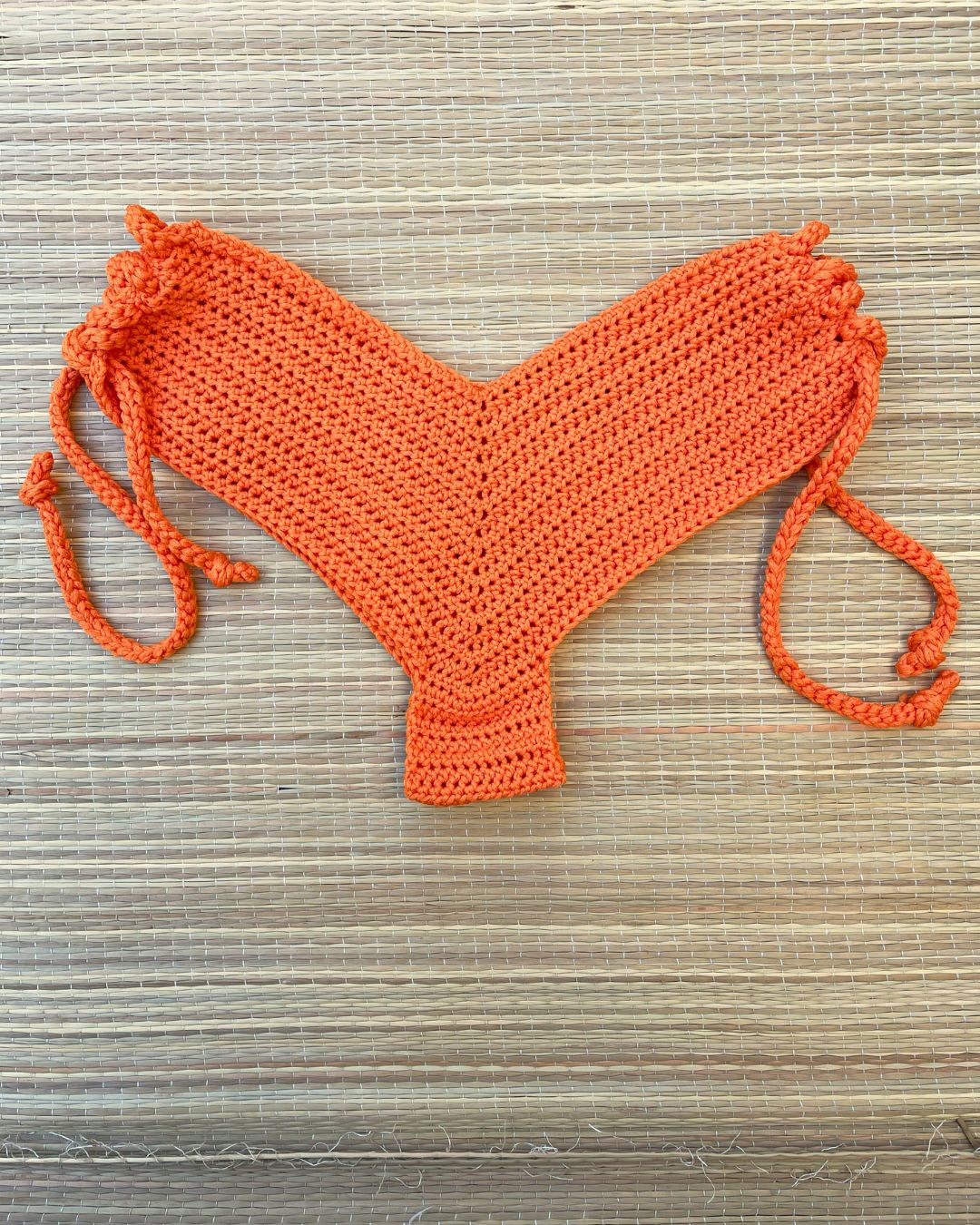 Shorty de bain au crochet - Orange